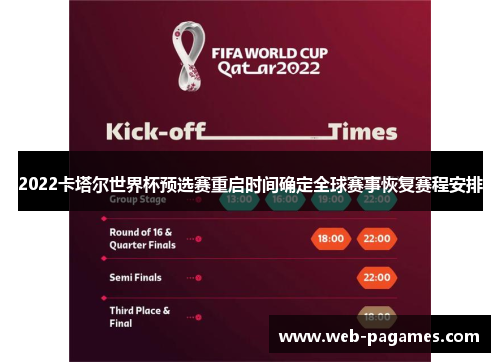 2022卡塔尔世界杯预选赛重启时间确定全球赛事恢复赛程安排